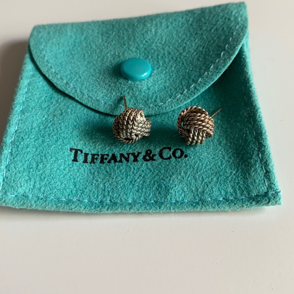 Tiffany & Co. cable knot earrings